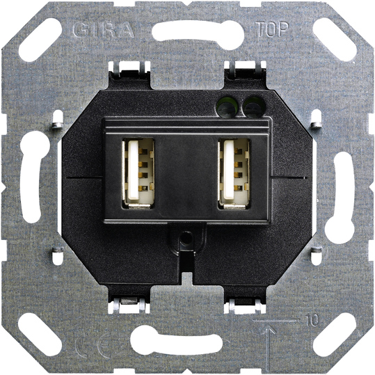 235900 Джерело електроживлення USB тип A/А, чорний - Зображення 1