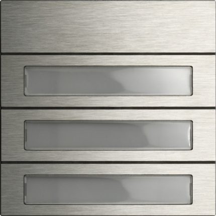 Кнопковий модуль виклику 3-м System 106, сталь V4A