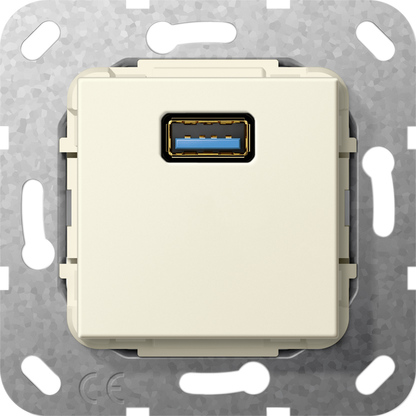 USB 3.0 A перехідник, кремовий глянцевий