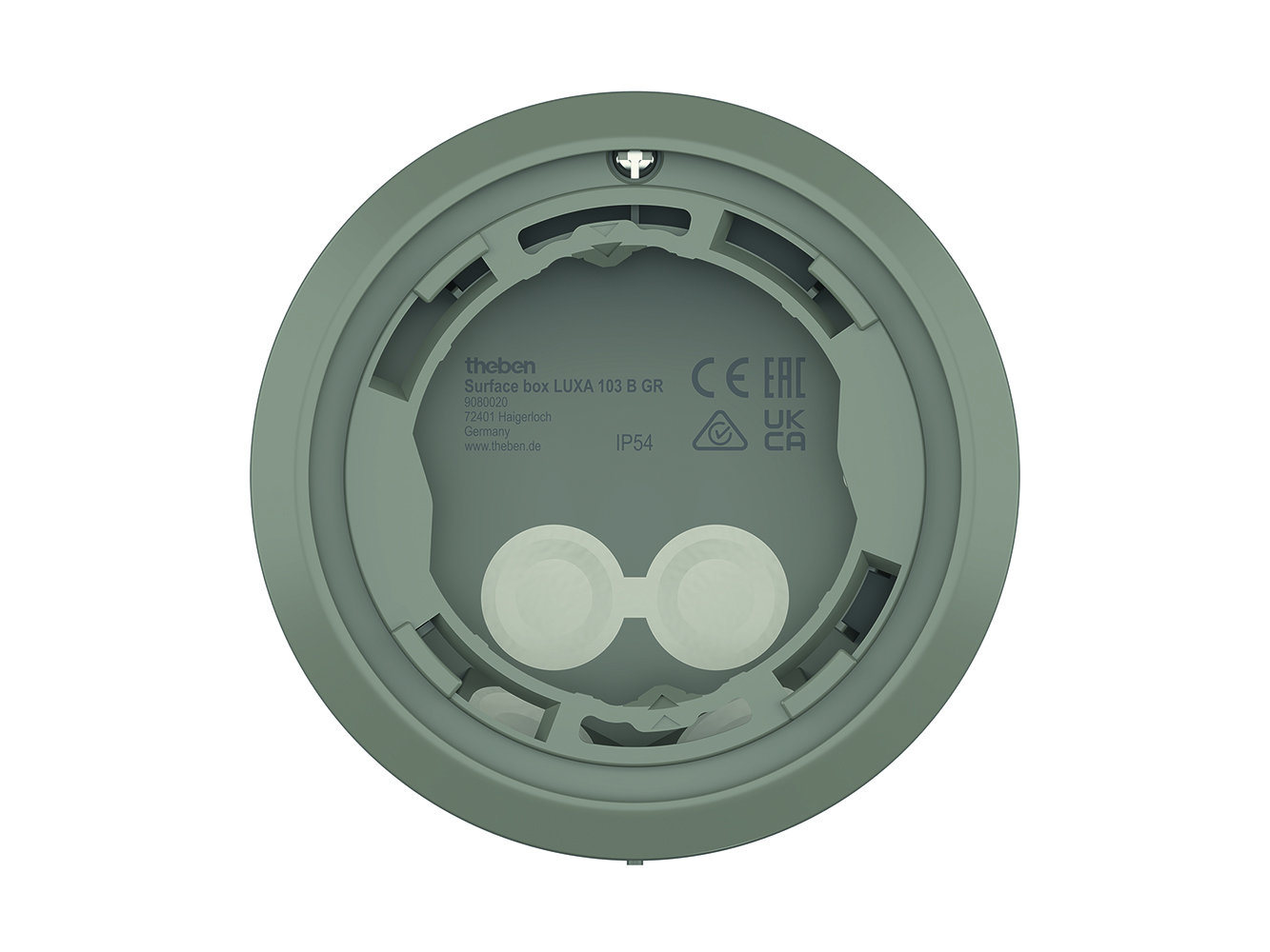 9080020 9080020 Surface box LUXA 103 B GR - Зображення 1