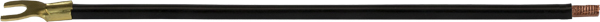 1883U 1883U Cable connection 6sqmm 260mm black fork lug M6 ultrasonically welded ends - Зображення 1