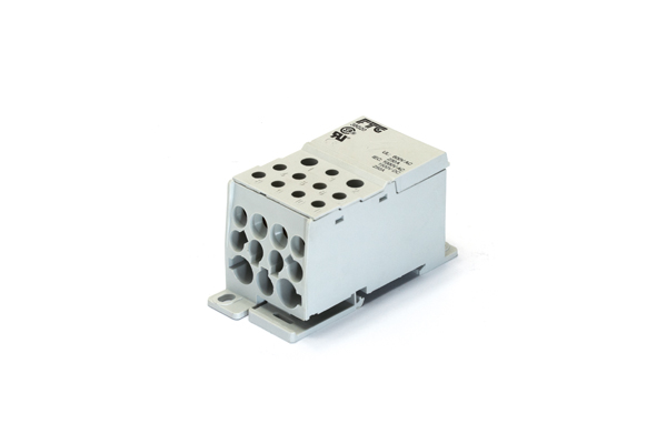 38020 38020 Distribution block 1 pole grey 425A 12 connections - Зображення 1