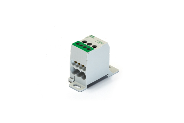 38049PE 38049PE Distribution block 1 pole grey 100A 7 connections - Зображення 1