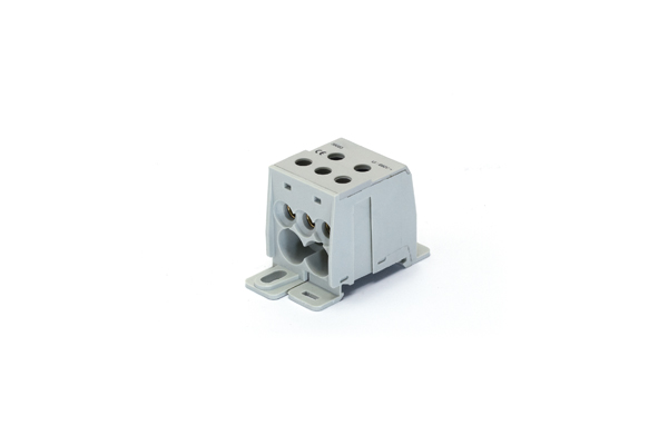 38083 38083 Distribution block 1 pole grey 125A 5 connections - Зображення 1