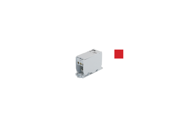 38811R 38811R Distribution block 1 pole red 125A 12 connections - Зображення 1