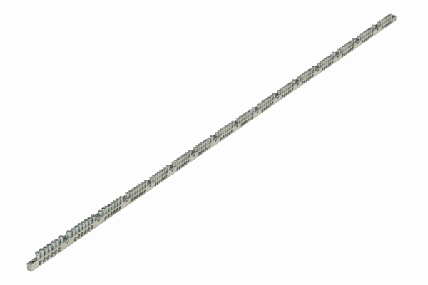 871-M 871M Terminal block brass zinc plated and V-gap with compression proving ring - Зображення 1