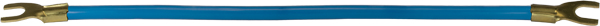 889B 0889B Cable connection 10sqmm 260 mm blue fork lug M6 - Зображення 1