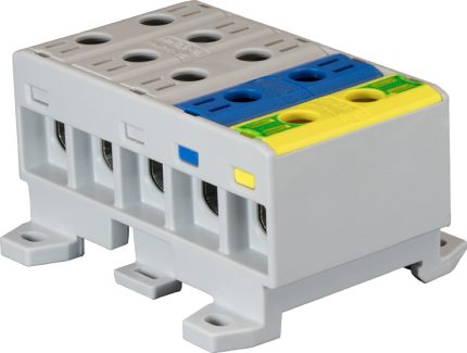 KVIAC51035 KVIAC 5 pole up to 35sqmm 3x grey 1x blue 1x green-yellow 135A Cu / 120A Al