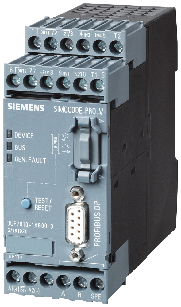p_ic2_xx_613p 6AG1010-1AU00-4AA0 SIPLUS SIMOCODE PRO V (Grundgerä... - Зображення 1