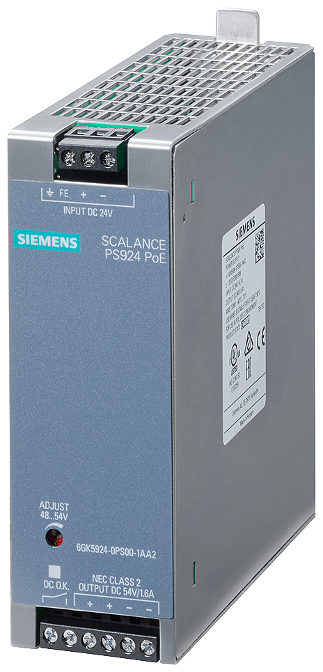 p_ik1_xx_1585p 6GK5924-0PS00-1AA2 POWER SUPPLY SCALANCE PS924 POE - Зображення 1