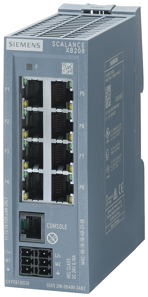 p_ik1_xx_1974p 6GK5208-0BA00-2AB2 SCALANCE XB208 (PN) - Зображення 1