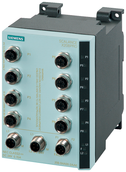 6GK5208-0HA10-2AA6 SCALANCE X208PRO