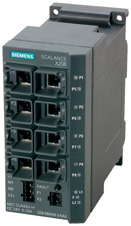 6GK5208-0BA10-2AA3 SCALANCE X208