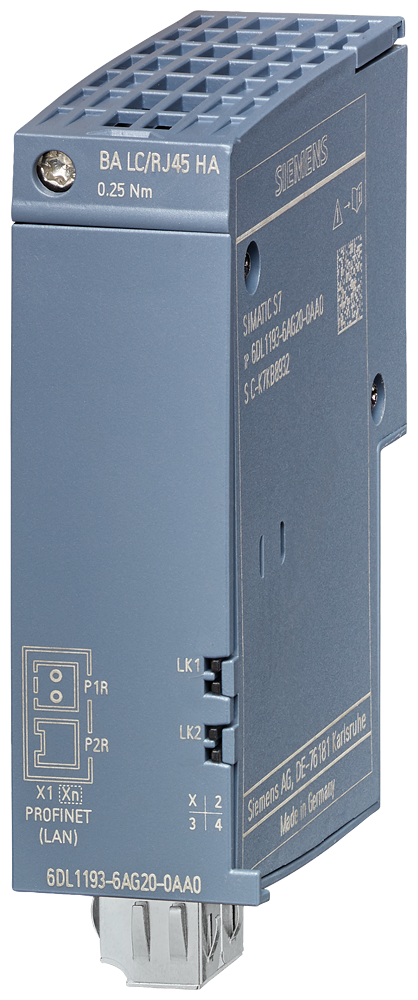 6DL1193-6AG20-0AA0 ET 200SP HA, BUSADAPTER BA LC/RJ45