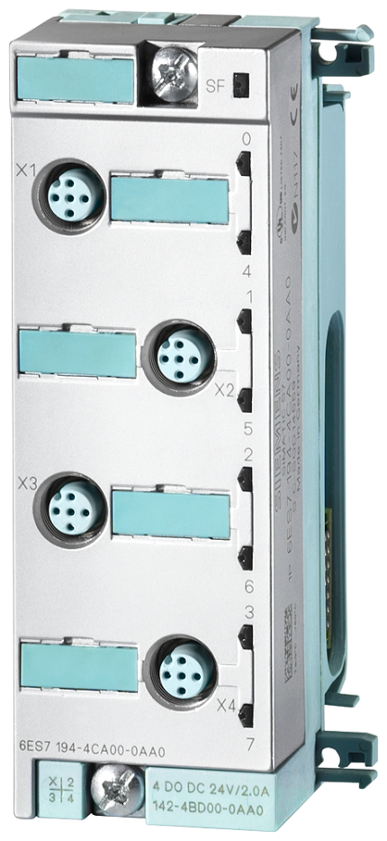 6ES7194-4CA00-0AA0 ET 200pro, CM IO 4 x M12