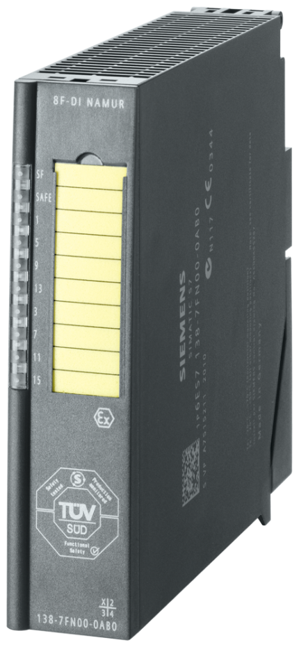 6ES7138-7FN00-0AB0 ET200ISP, 8F-DI NAMUR EX, FAILSAFE