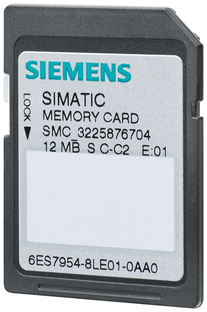 p_st7_xx_615p 6ES7954-8LE03-0AA0 SIMATIC S7 Memory Card, 12 MB - Зображення 1