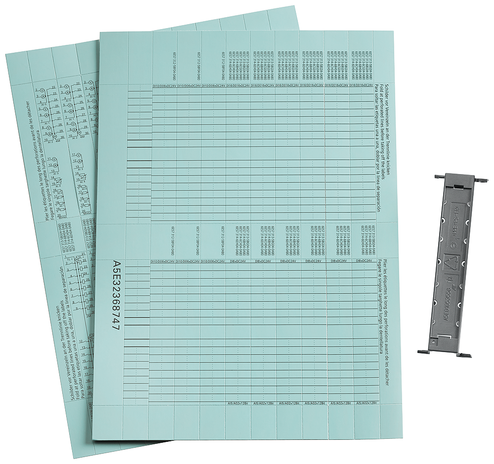 p_st7_xx_6718p 6ES7193-4BB00-0AA0 Labeling sheet DIN A4, yellow, 1... - Зображення 1