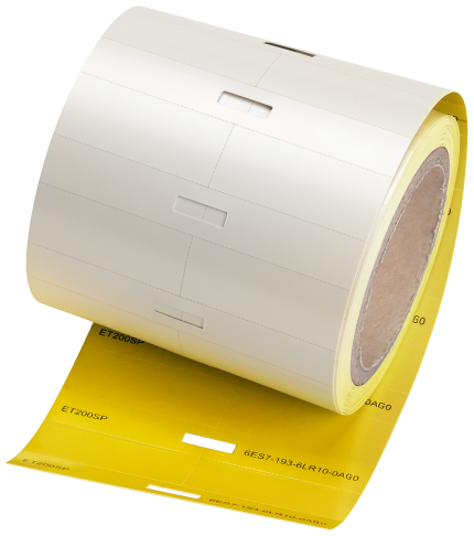 6ES7193-6LR10-0AG0 500 labeling Stripes, Light yellow
