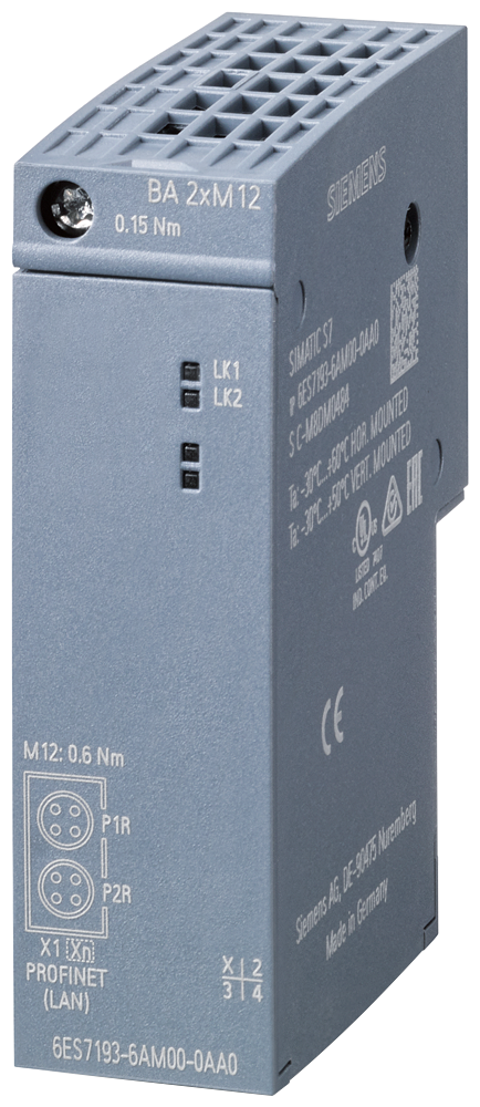 p_st7_xx_8778p 6ES7193-6AM00-0AA0 SIMATIC Busadapter BA 2xM12 - Зображення 1