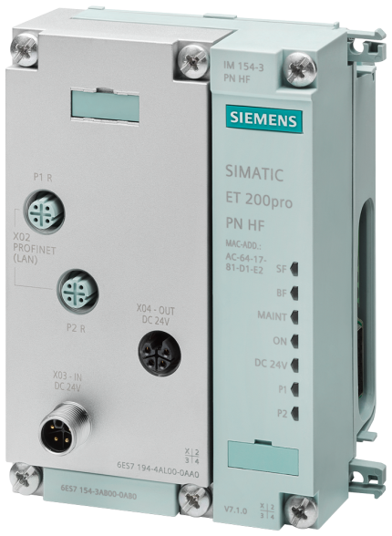 6ES7194-4AL00-0AA0 ET 200pro, CM IM PN M12 M12-L S