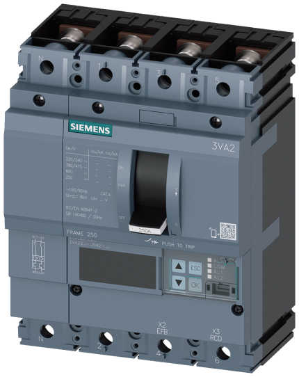 3VA2216-5JQ42-0AA0  MCCB_IEC_FS250_160A_4P_55KA_ETU5...