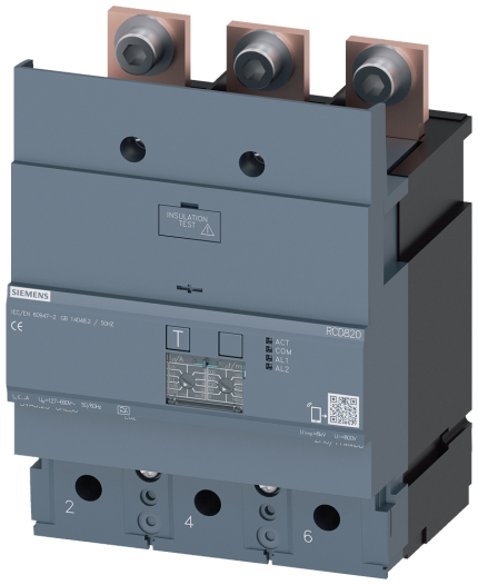 3VA9323-0RL30 RCD-MODULE RCD820 3P I=400A U=12...