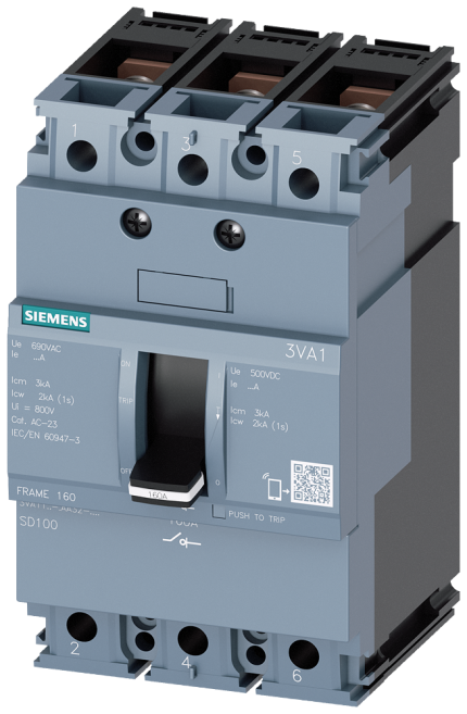 3VA1116-1AA32-0AA0 SD_IEC_FS160_160A_3P