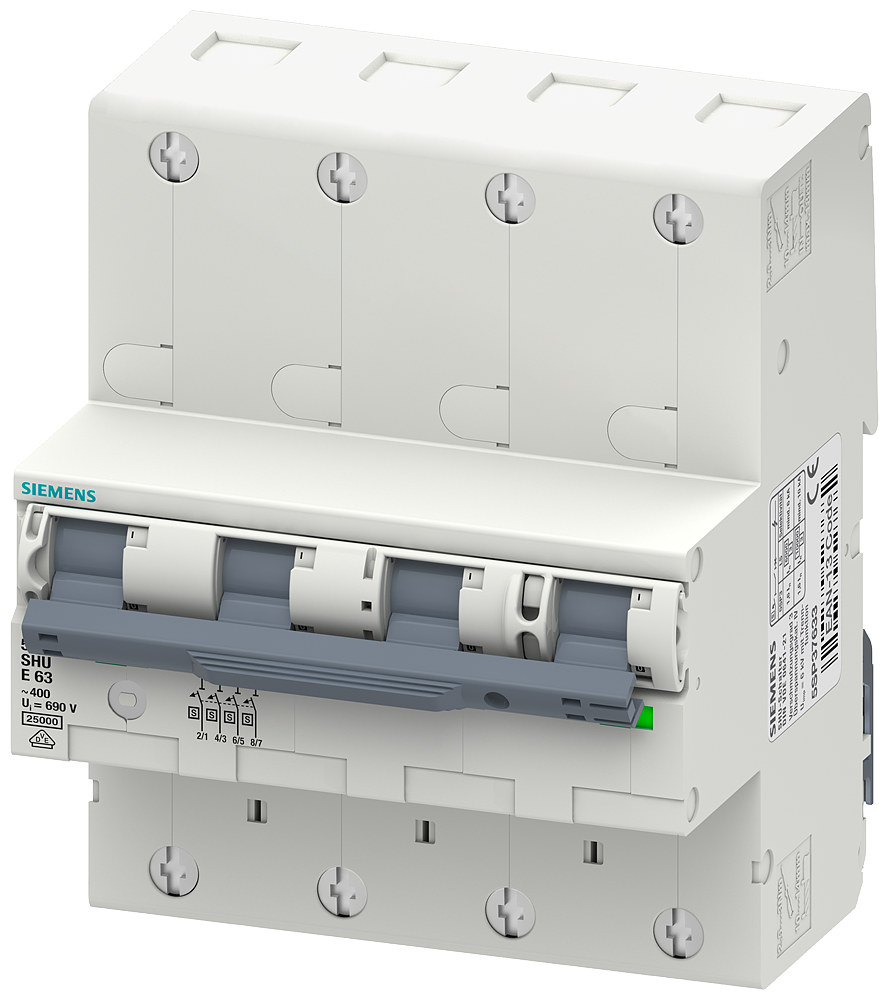 G_I202_XX_24832P 5SP3420-3 MAIN CIRCUIT BREAKER 4POL E 20 - Зображення 1