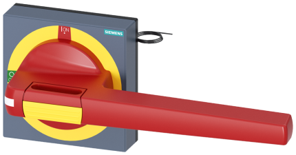 8UD1861-4CD05 HANDLE WITH MASKING PLATE, E-STOP