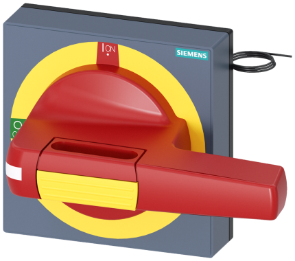 8UD1841-2CF05 HANDLE WITH MASKING PLATE, E-STOP
