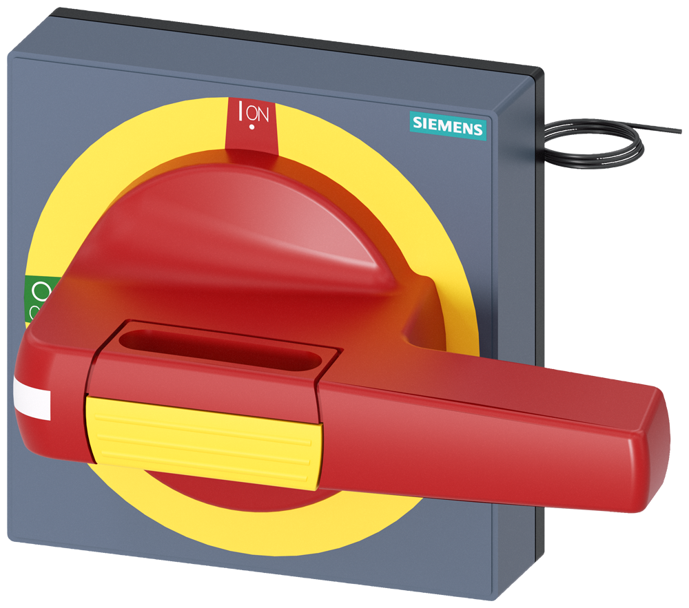 G_I202_XX_32706P 8UD1841-2CF05 HANDLE WITH MASKING PLATE, E-STOP - Зображення 1