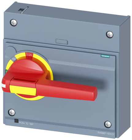 3VA9687-0EK15 FRONT MOUNTED OPERATOR, EMERGENCY