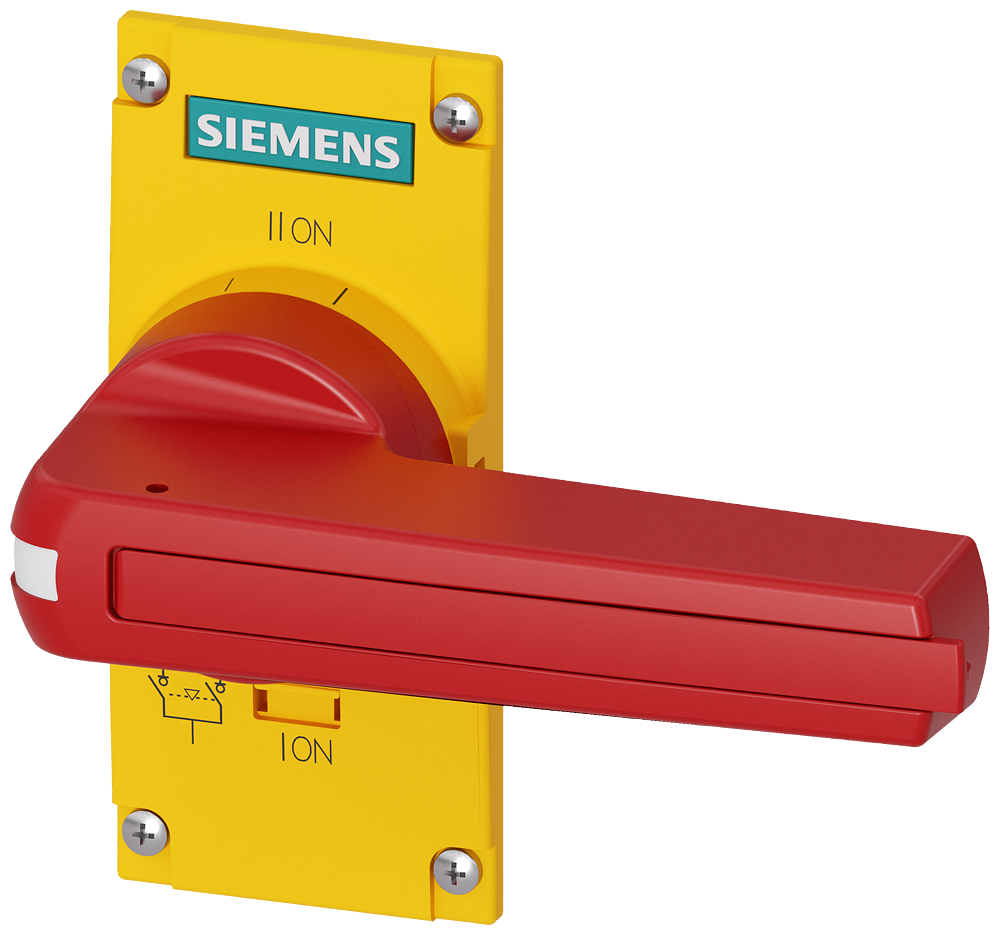 G_I202_XX_37064P 3KC9301-2 DIRECT HANDLE YEL/RED 3KC0 FS3 - Зображення 1