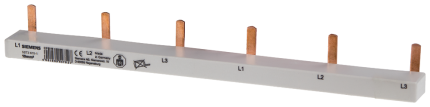 5ST3615-1  Pin-Busbar 3PH, 10sq.mm,12MW Gray