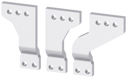3VW9011-0AL73  Front_conn._bars_broadened,_3pcs...