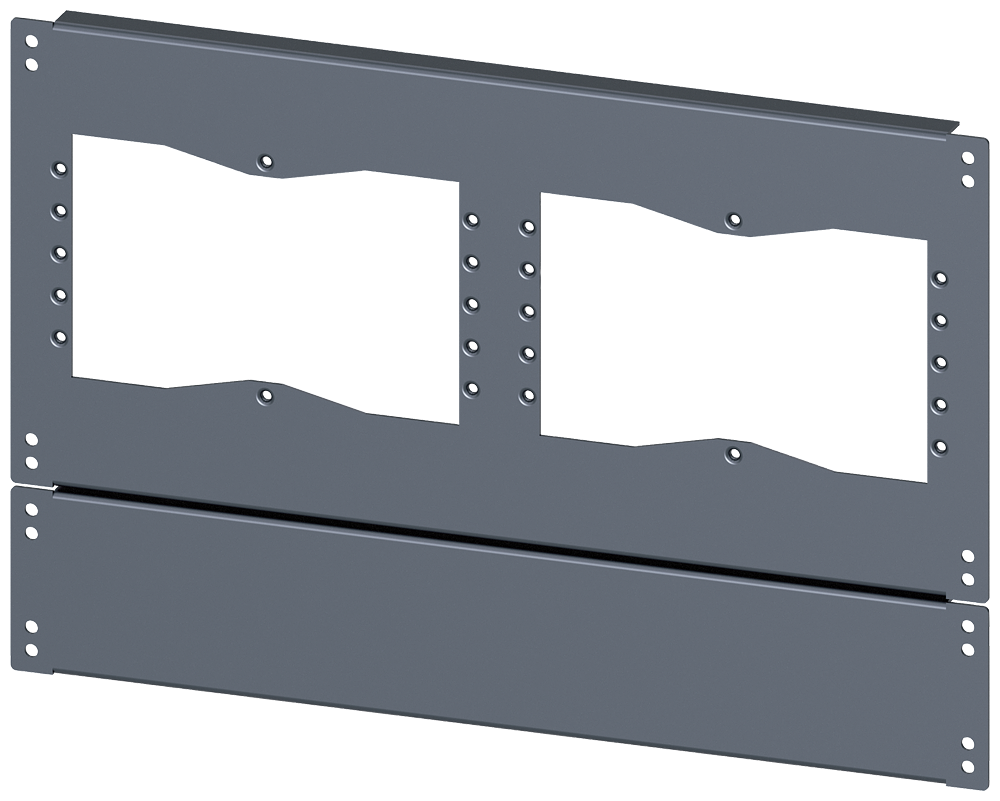 G_I202_XX_46563P 8MF1065-2UB52-0 base, with cut-outs for flanges - Зображення 1