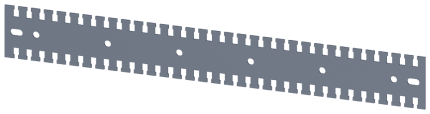 8MF1060-2HC13-0 mounting rail, serrated