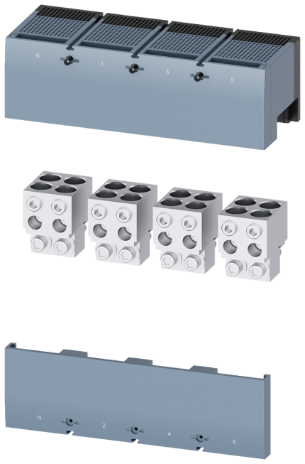 3VA9604-0JJ43 CIRCULAR CONDUCTOR TERMINAL 4 PCS.