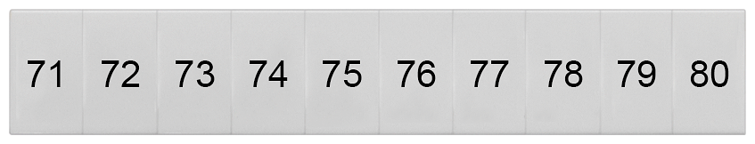 G_I202_XX_74657P 8WH8120-3AB75 LABELS, LONGIT.,71-80, S. 6 - Зображення 1