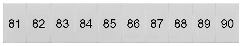 G_I202_XX_74658P 8WH8120-3AB85 LABELS, LONGIT.,81-90, S. 6 - Зображення 1