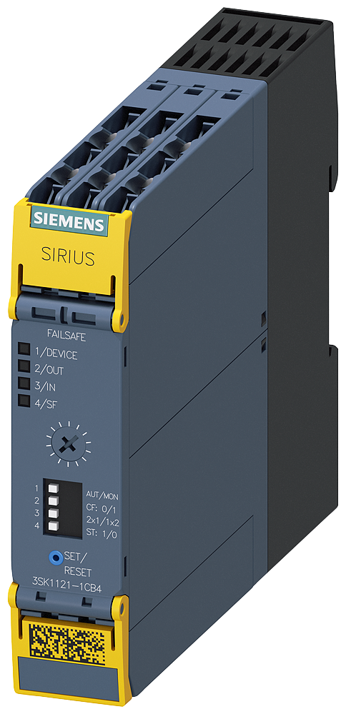 G_IC03_XX_03958P 3SK1121-1CB41 SIRIUS SAFETY RELAY ADV REL 2NO+... - Зображення 1
