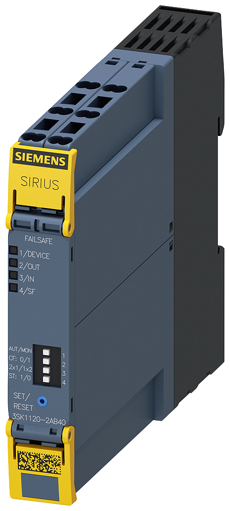 G_IC03_XX_03980P 3SK1120-2AB40 SIRIUS SAFETY RELAY ADV ELEC 1 E... - Зображення 1