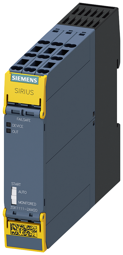 G_IC03_XX_04723P 3SK1111-2AW20 SIRIUS SAFETY RELAY STD RELAY 3N... - Зображення 1