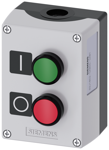 3SU1802-0AB00-2AB1 Enclosure plastic, 2 control points