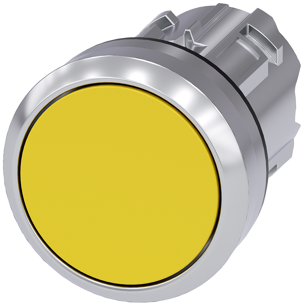 G_IC03_XX_06858P 3SU1050-0AA30-0AA0 Pushbutton, yellow - Зображення 1