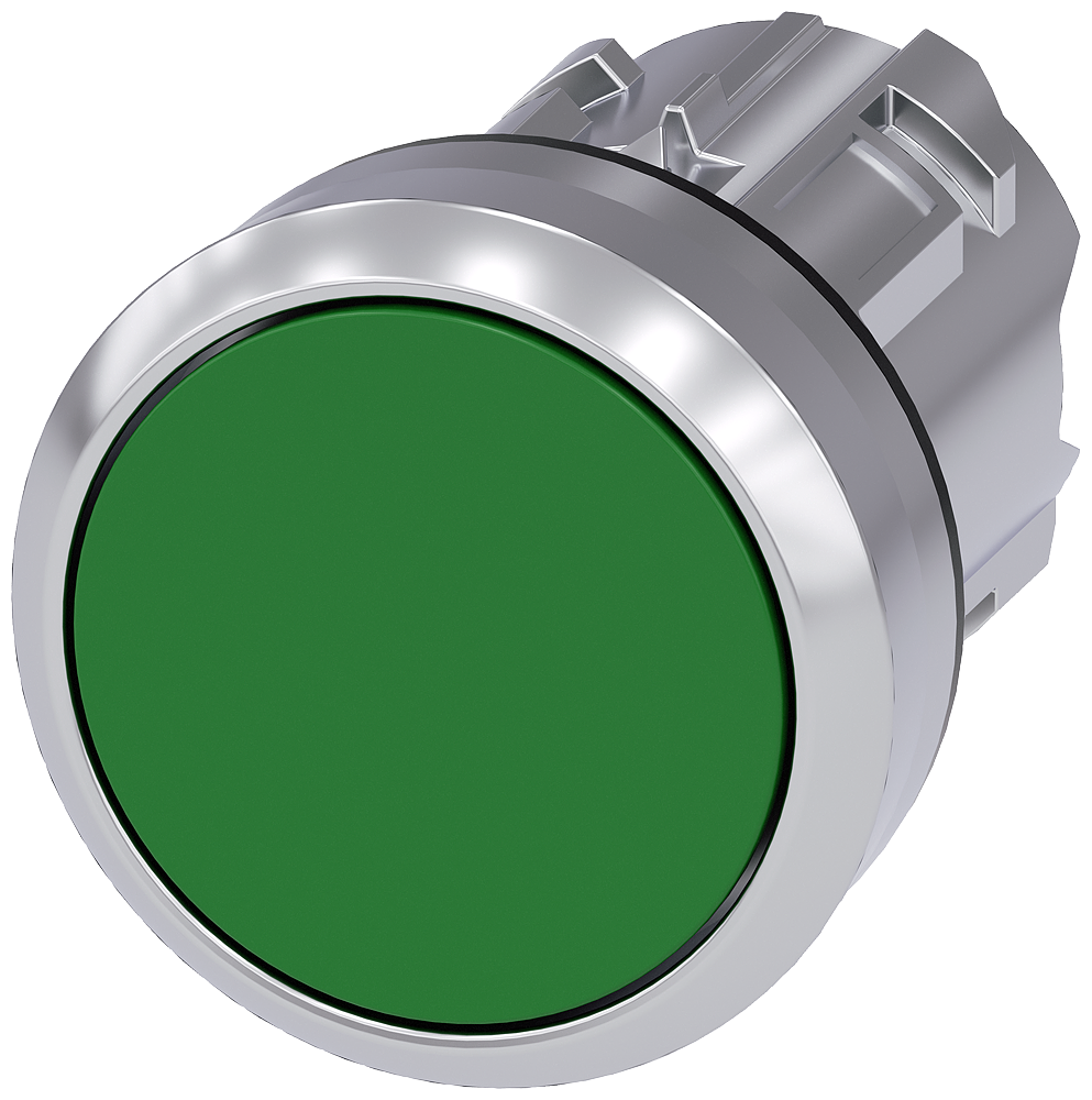 G_IC03_XX_06911P 3SU1050-0AA40-0AA0 Pushbutton, green - Зображення 1