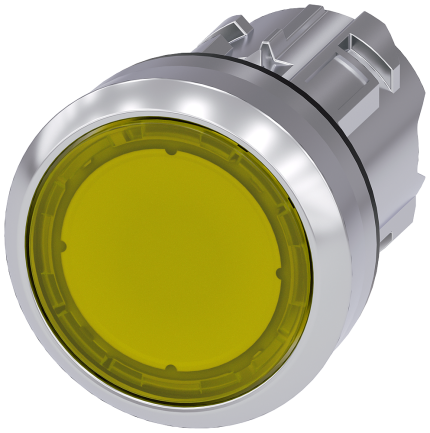 3SU1051-0AA30-0AA0  Illuminated pushbutton, yellow
