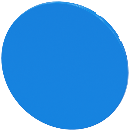 3SU1900-0FT50-0AA0 Button, flat, blue