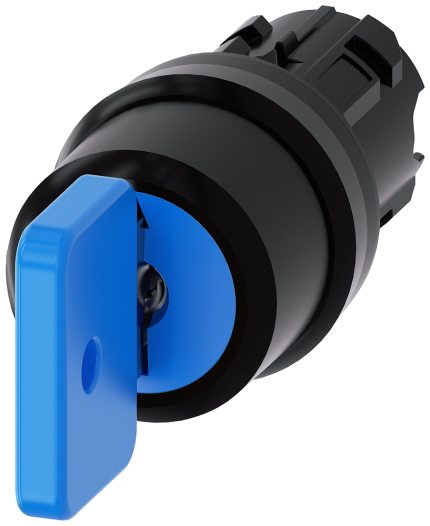 3SU1000-4GL11-0AA0 Key-operated switch O.M.R, I-O-II